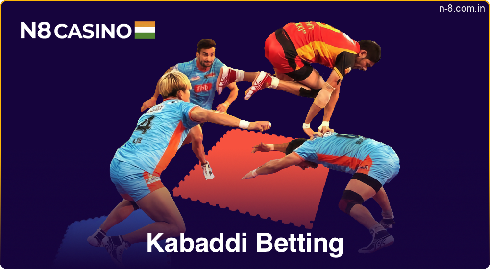 Kabaddi Betting at N8 Casino