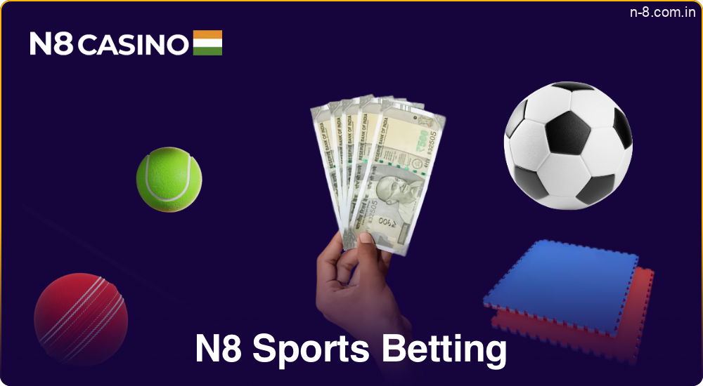 N8 users from India can bet on popular sports